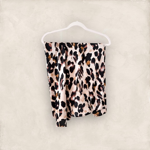 VRG GRL, Wrap Skirt, Midi Skirt, Cheetah Print - Picture 5 of 5